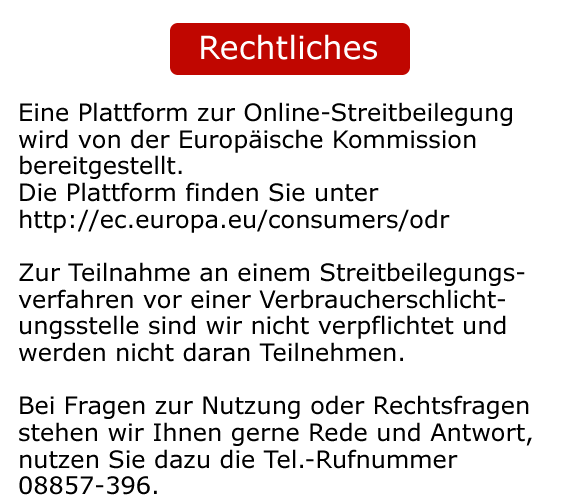 Rechtliches